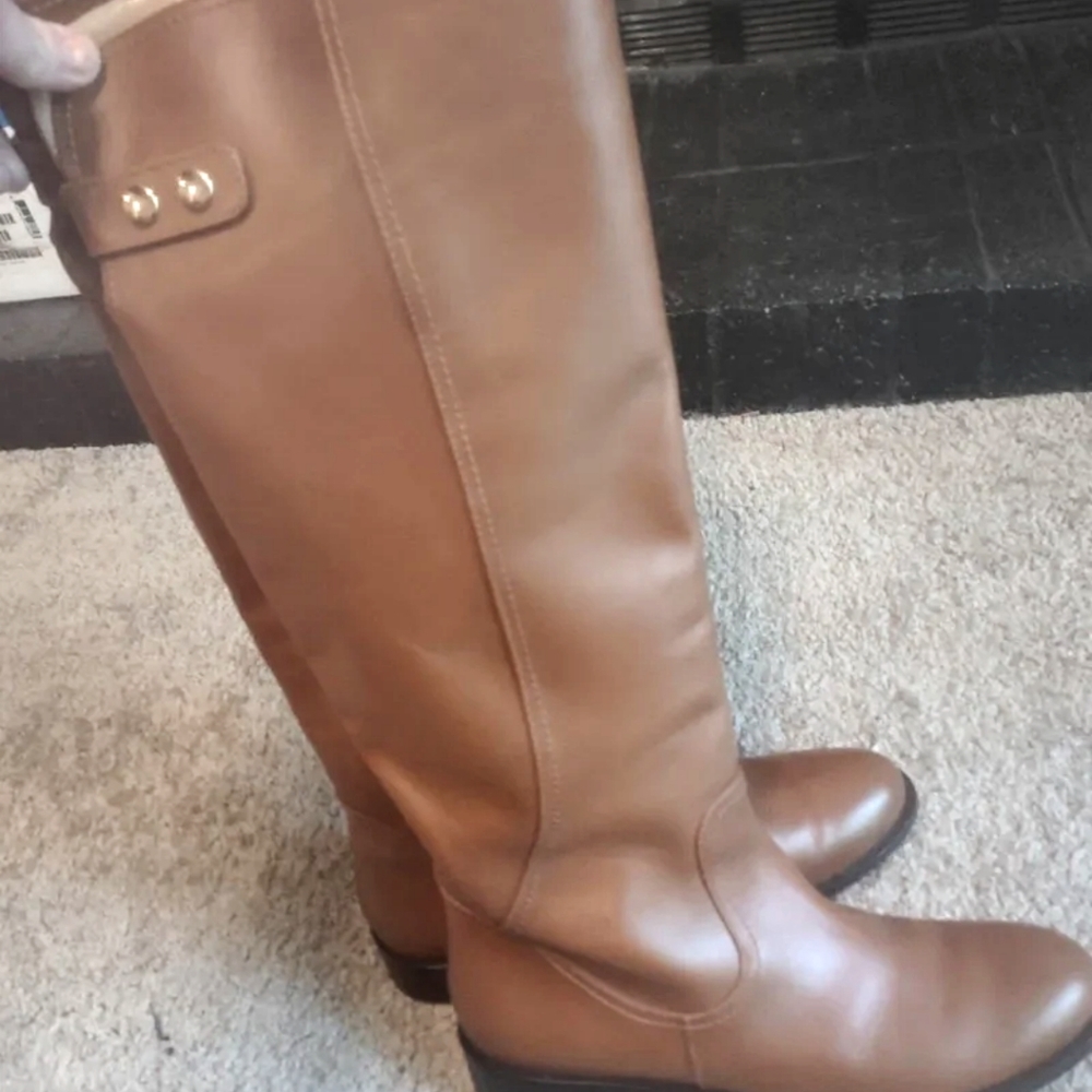 Napoleoni Tall Leather Boots Made in Italy